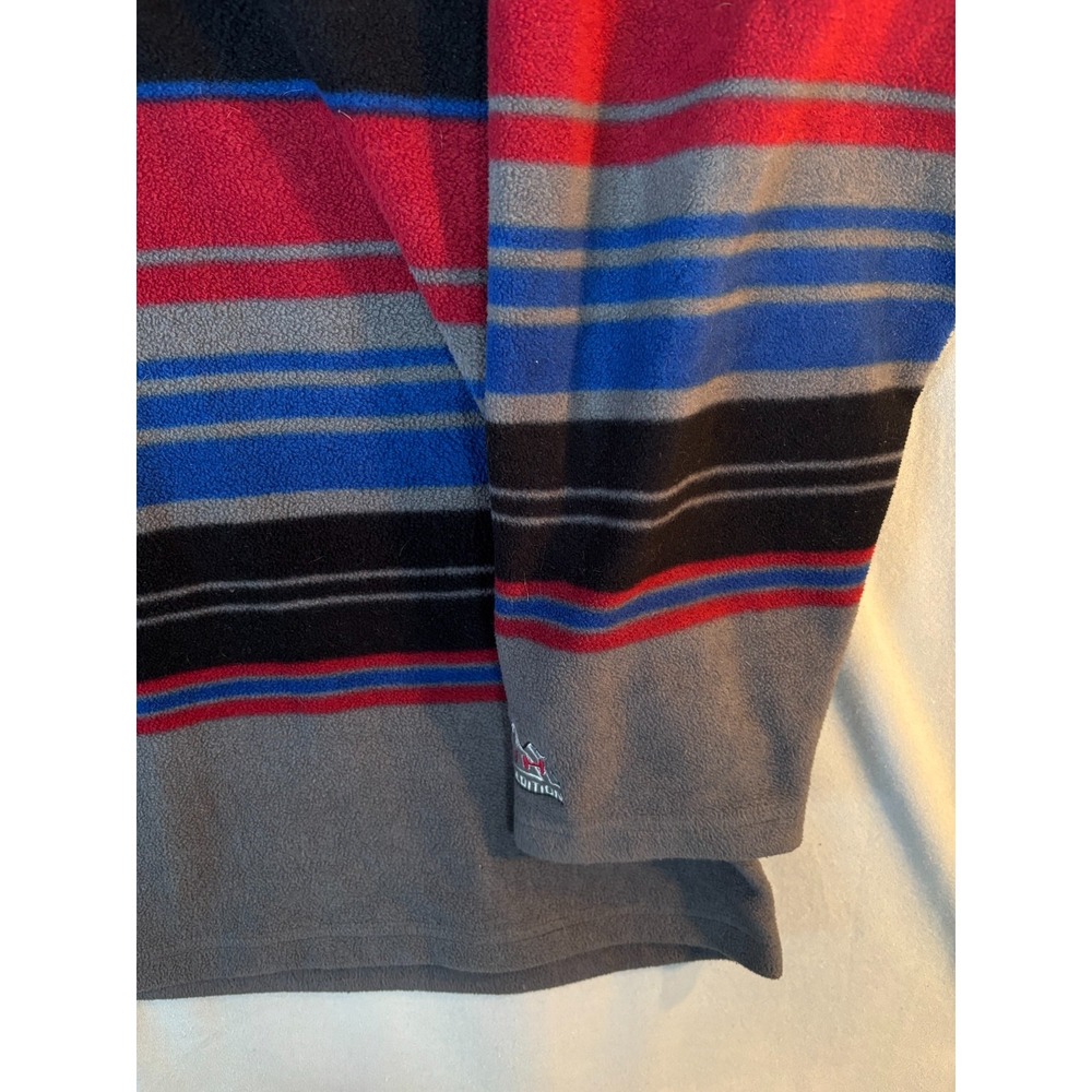 VTG 90s Tommy Hilfiger Outdoors Expedition Fleece Jacket Mens LG Synchilla Snap - Picture 6 of 16